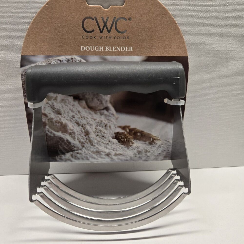 CWC Cook With Color Heavy Duty Metal Dough Blender W/ No-slip Ergonomic Grip